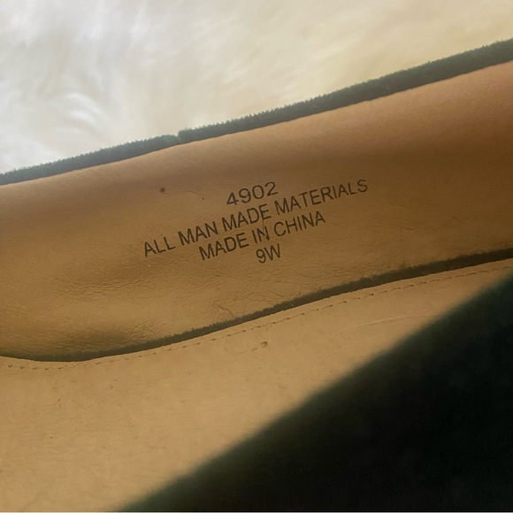 Eloquii Emerald Green Velvet Festive Heels Size 9 Wide - Picture 12 of 12